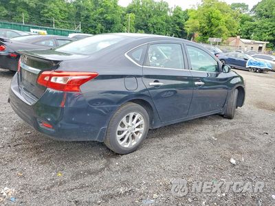 Trzecie zdjęcie samochodu z tyłu: 2018 NISSAN SENTRA S VIN:3N1AB7AP9JY229435 - miniatura