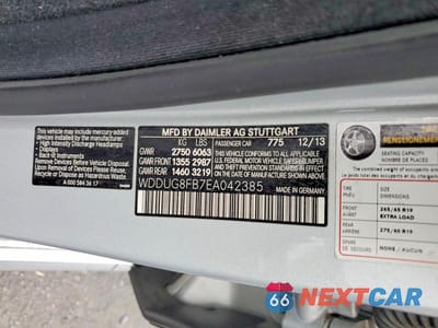Zdjęcie 12 z 12 samochodu: 2014 MERCEDES-BENZ S 550 4MATIC VIN:WDDUG8FB7EA042385 - miniatura