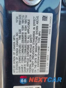 Zdjęcie 13 z 13 samochodu: 2025 HONDA CR-V EX VIN:2HKRS3H41SH318967 - miniatura