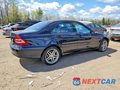 Trzecie zdjęcie samochodu z tyłu: 2007 MERCEDES-BENZ C 280 VIN:WDBRF54HX7F926768 - miniatura