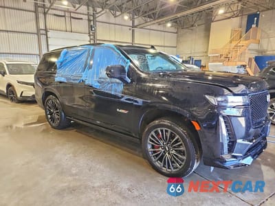 Czwarte zdjęcie samochodu z boku: 2023 CADILLAC ESCALADE V SPORT VIN:1GYS4HK99PR499873 - miniatura