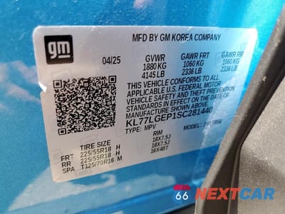Zdjęcie 14 z 14 samochodu: 2025 CHEVROLET TRAX 1RS VIN:KL77LGEP1SC281440 - miniatura