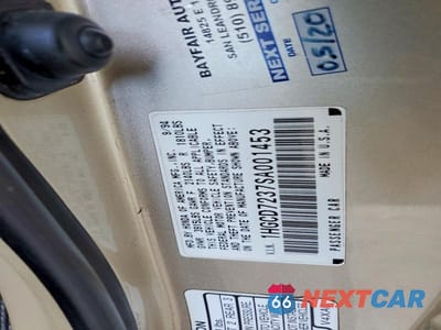Zdjęcie 12 z 12 samochodu: 1995 HONDA ACCORD LX VIN:1HGCD7237SA001453 - miniatura