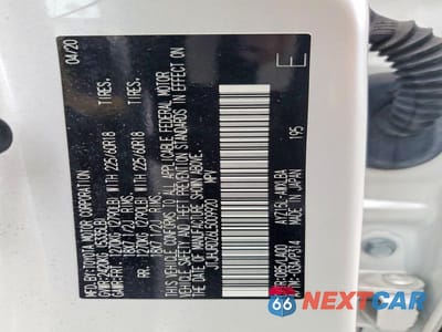 Zdjęcie 12 z 12 samochodu: 2020 LEXUS NX 300H LUXURY VIN:JTJHJRDZ6L5009920 - miniatura