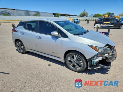 Czwarte zdjęcie samochodu z boku: 2019 NISSAN LEAF SV PLUS VIN:1N4BZ1CP8KC318419 - miniatura
