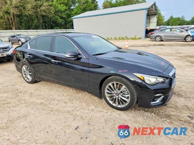 Czwarte zdjęcie samochodu z boku: 2020 INFINITI Q50 3.0T LUXE VIN:JN1EV7AP5LM201243 - miniatura