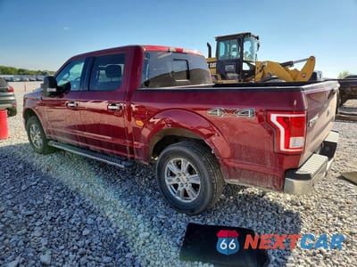 Drugie zdjęcie samochodu z przodu: 2017 FORD F150 SUPERCREW VIN:1FTEW1EP5HFC02020 - miniatura