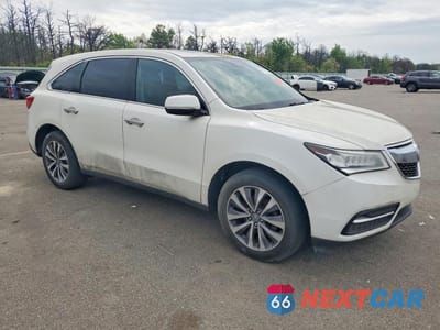 Czwarte zdjęcie samochodu z boku: 2016 ACURA MDX TECHNOLOGY VIN:5FRYD4H46GB045993 - miniatura