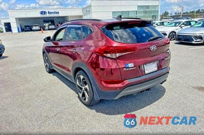 Trzecie zdjęcie samochodu z tyłu: 2016 HYUNDAI TUCSON LIMITED VIN:KM8J33A21GU080064 - miniatura