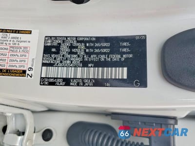 Zdjęcie 13 z 13 samochodu: 2025 LEXUS LX 600 LUXURY VIN:JTJGB7CX2S4071218 - miniatura