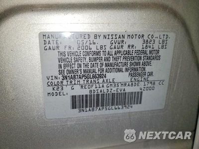 Zdjęcie 13 z 13 samochodu: 2016 NISSAN SENTRA SV VIN:3N1AB7AP5GL663924 - miniatura