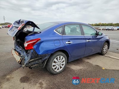Trzecie zdjęcie samochodu z tyłu: 2017 NISSAN SENTRA S VIN:3N1AB7AP7HY247345 - miniatura