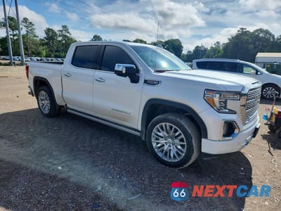 Czwarte zdjęcie samochodu z boku: 2019 GMC SIERRA K1500 DENALI VIN:1GTU9FEL9KZ270016 - miniatura