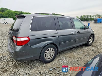 Trzecie zdjęcie samochodu z tyłu: 2007 HONDA ODYSSEY EX VIN:5FNRL38487B436422 - miniatura