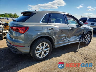 Trzecie zdjęcie samochodu z tyłu: 2023 AUDI Q3 PREMIUM S LINE 45 VIN:WA1DECF31P1077478 - miniatura