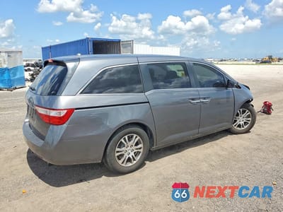 Trzecie zdjęcie samochodu z tyłu: 2011 HONDA ODYSSEY EXL VIN:5FNRL5H69BB077880 - miniatura