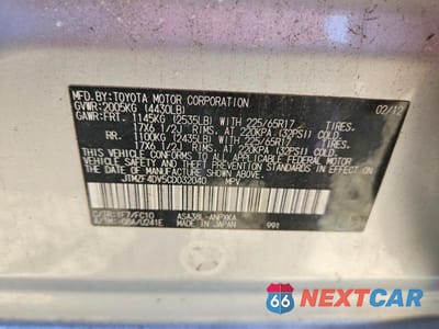 Zdjęcie 13 z 13 samochodu: 2012 TOYOTA RAV4 BASE VIN:JTMZF4DV5CD032040 - miniatura