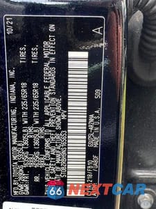 Zdjęcie 10 z 10 samochodu: 2022 TOYOTA HIGHLANDER LE VIN:5TDBZRBH9NS165653 - miniatura