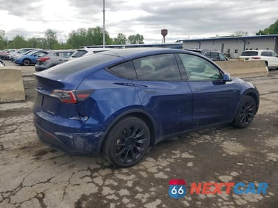 Trzecie zdjęcie samochodu z tyłu: 2021 TESLA MODEL Y VIN:5YJYGDEE4MF079643 - miniatura