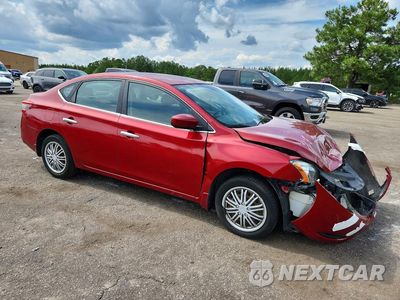 Czwarte zdjęcie samochodu z boku: 2014 NISSAN SENTRA S VIN:3N1AB7AP0EL680241 - miniatura