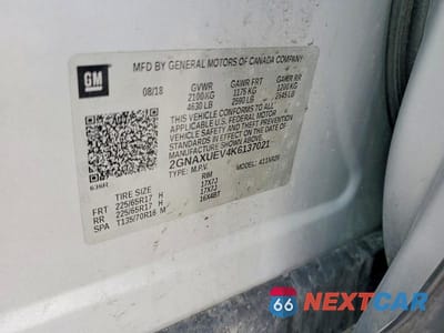 Zdjęcie 13 z 13 samochodu: 2019 CHEVROLET EQUINOX LT VIN:2GNAXUEV4K6137021 - miniatura