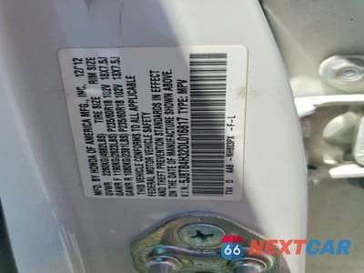 Zdjęcie 13 z 13 samochodu: 2013 ACURA RDX VIN:5J8TB4H32DL016817 - miniatura