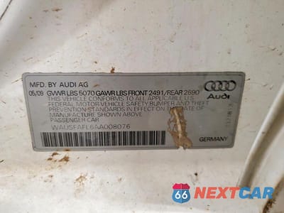 Zdjęcie 12 z 12 samochodu: 2010 AUDI A4 PREMIUM VIN:WAUSFAFL6AA008076 - miniatura
