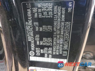 Zdjęcie 13 z 13 samochodu: 2024 HYUNDAI TUCSON SEL VIN:5NMJFCDE0RH332608 - miniatura