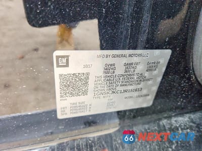 Zdjęcie 13 z 13 samochodu: 2018 CHEVROLET SUBURBAN K1500 PREMIER VIN:1GNSKJKC1JR151613 - miniatura