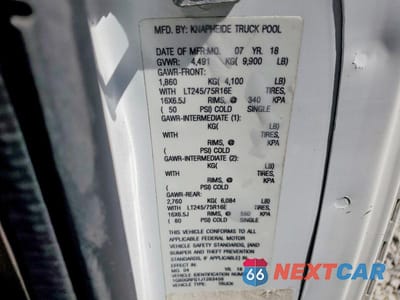 Zdjęcie 14 z 14 samochodu: 2018 CHEVROLET EXPRESS G3500 VIN:1GB0GRFG1J1263456 - miniatura