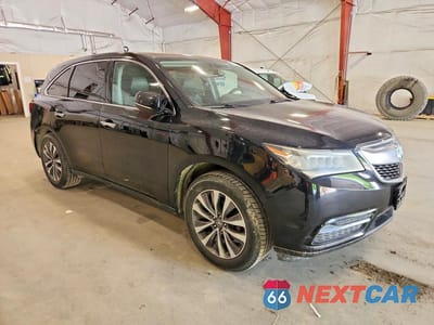 Czwarte zdjęcie samochodu z boku: 2015 ACURA MDX TECHNOLOGY VIN:5FRYD4H47FB029395 - miniatura