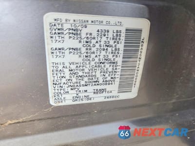 Zdjęcie 12 z 12 samochodu: 2010 NISSAN ROGUE SL VIN:JN8AS5MT2AW008961 - miniatura