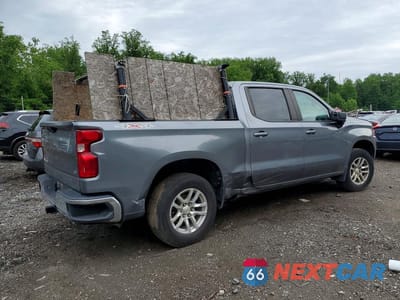 Trzecie zdjęcie samochodu z tyłu: 2021 CHEVROLET SILVERADO K1500 LT VIN:1GCPYJEK4MZ337005 - miniatura