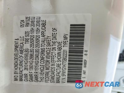 Zdjęcie 13 z 13 samochodu: 2025 HONDA PILOT TOURING VIN:5FNYG1H77SB022331 - miniatura