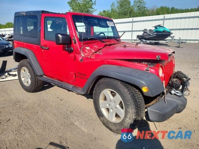 Czwarte zdjęcie samochodu z boku: 2014 JEEP WRANGLER SPORT VIN:1C4AJWAG0EL209289 - miniatura