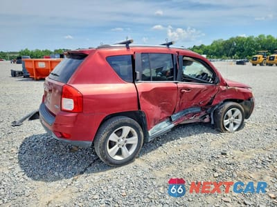 Trzecie zdjęcie samochodu z tyłu: 2011 JEEP COMPASS SPORT VIN:1J4NT1FB7BD213822 - miniatura