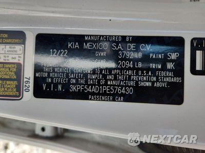 Zdjęcie 12 z 12 samochodu: 2023 KIA FORTE GT LINE VIN:3KPF54AD1PE576430 - miniatura