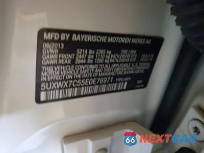 Zdjęcie 13 z 13 samochodu: 2014 BMW X3 XDRIVE35I VIN:5UXWX7C55E0E76971 - miniatura