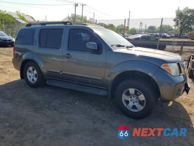 Czwarte zdjęcie samochodu z boku: 2006 NISSAN PATHFINDER S VIN:5N1AR18W86C680225 - miniatura