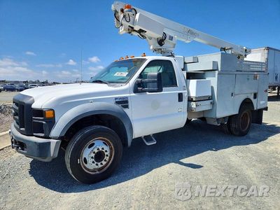 Drugie zdjęcie samochodu z przodu: 2008 FORD F450 SUPER DUTY BUCKET TRUCK VIN:1FD4F46Y58EC32494 - miniatura