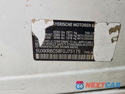 Zdjęcie 13 z 13 samochodu: 2015 BMW X5 XDRIVE50I VIN:5UXKR6C58F0J75175 - miniatura