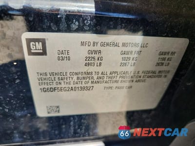 Zdjęcie 12 z 12 samochodu: 2010 CADILLAC CTS LUXURY COLLECTION VIN:1G6DF5EG2A0139327 - miniatura