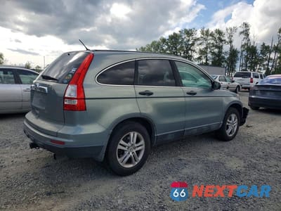 Trzecie zdjęcie samochodu z tyłu: 2010 HONDA CR-V EX VIN:5J6RE3H5XAL038310 - miniatura