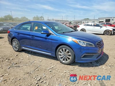 Czwarte zdjęcie samochodu z boku: 2017 HYUNDAI SONATA SPORT VIN:5NPE34AF2HH539712 - miniatura
