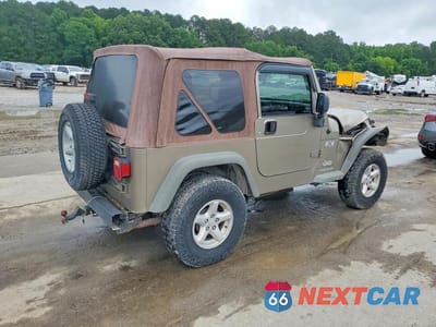 Trzecie zdjęcie samochodu z tyłu: 2003 JEEP WRANGLER COMMANDO VIN:1J4FA39S13P309091 - miniatura
