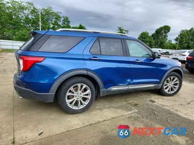 Trzecie zdjęcie samochodu z tyłu: 2020 FORD EXPLORER LIMITED VIN:1FMSK7FH1LGB75633 - miniatura