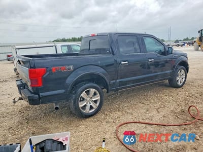 Trzecie zdjęcie samochodu z tyłu: 2018 FORD F150 SUPERCREW VIN:1FTEW1EG2JFD69652 - miniatura