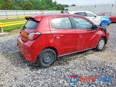 Trzecie zdjęcie samochodu z tyłu: 2024 MITSUBISHI MIRAGE ES VIN:ML32AUHJ5RH037749 - miniatura