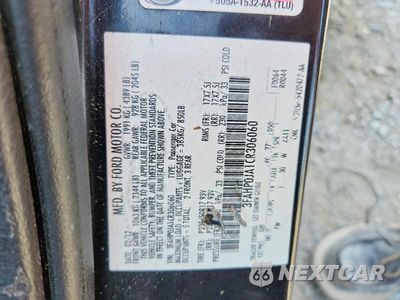 Zdjęcie 12 z 12 samochodu: 2012 FORD FUSION SEL VIN:3FAHP0JA1CR306060 - miniatura