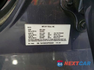 Zdjęcie 12 z 12 samochodu: 2023 TESLA MODEL Y VIN:7SAYGDEE0PF855001 - miniatura
